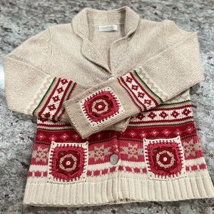 Faire Isle, Granny Square Susan Bristol Cardigan